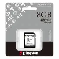 Карта памет Kingston 8GB SDHC Industrial C10, UHS-I, U3, V30, A1