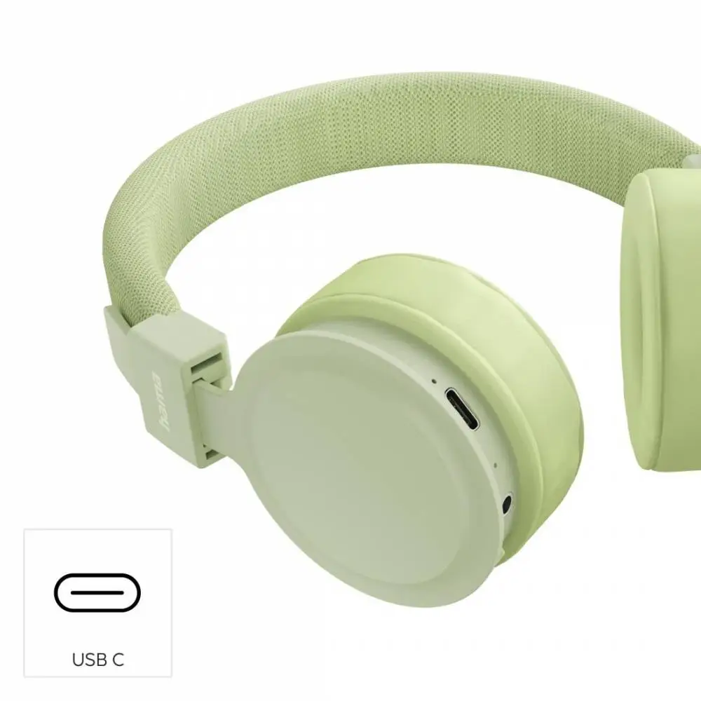 HAMA Ακουστικά με μικρόφωνο "Freedom Lit III" Bluetooth, On-Ear, πράσινα