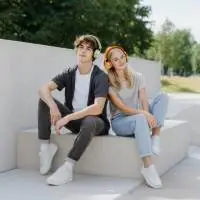 HAMA Слушалки с микрофон "Freedom Lit III"  Bluetooth, On-Ear, оранжев
