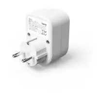 HAMA 3-мултипортов контакт, 1 x USB-C PD, 1 x USB-A, 1 x Шуко контакт, 30W PD
