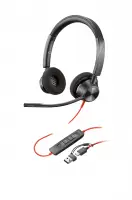 Слушалки HP Poly BW 3320 Stereo, USB-C+USB-C/A