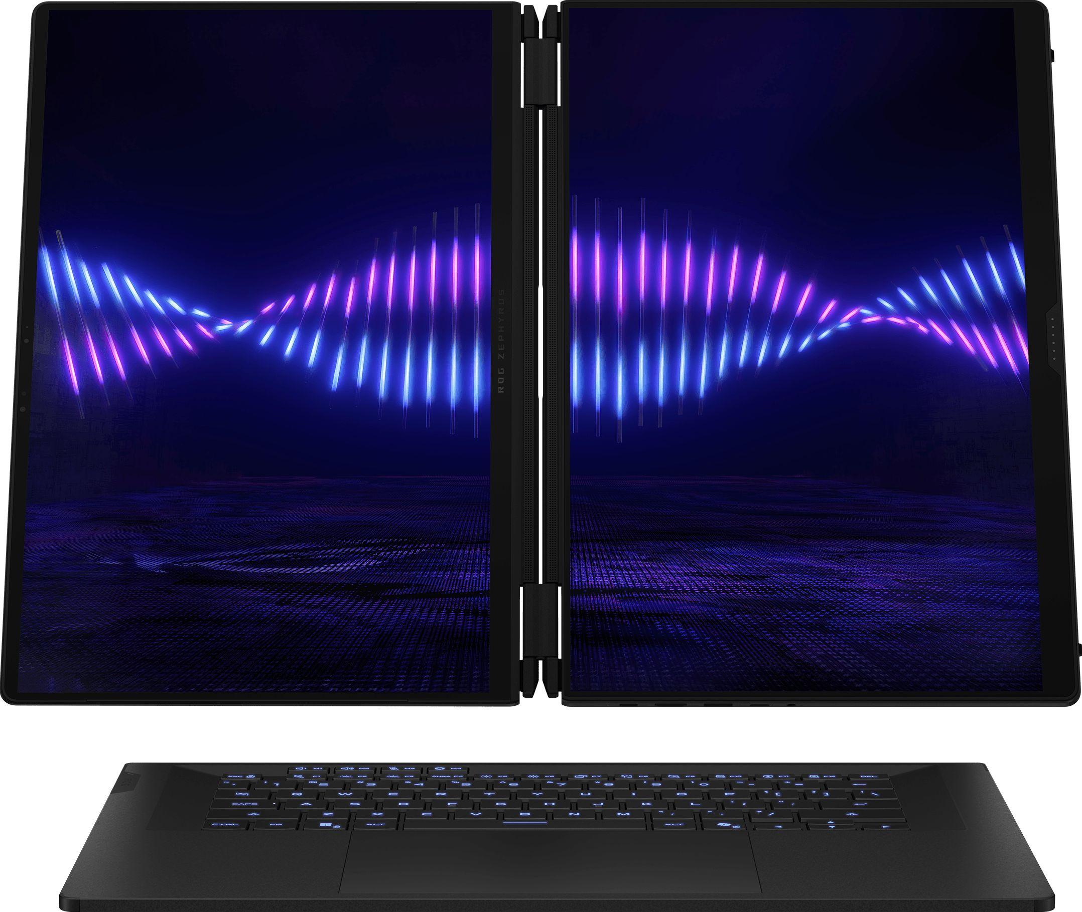 Лаптоп ASUS ROG Zephyrus Duo 16 2026 GX651AX-SR086X - 16" OLED Touchscreen, 120Hz, 2.8K, Intel Core Ultra 9 386H, 64GB LPDDR5X, 2TB SSD, RTX 5090 24GB GDDR7, Win 11 Pro