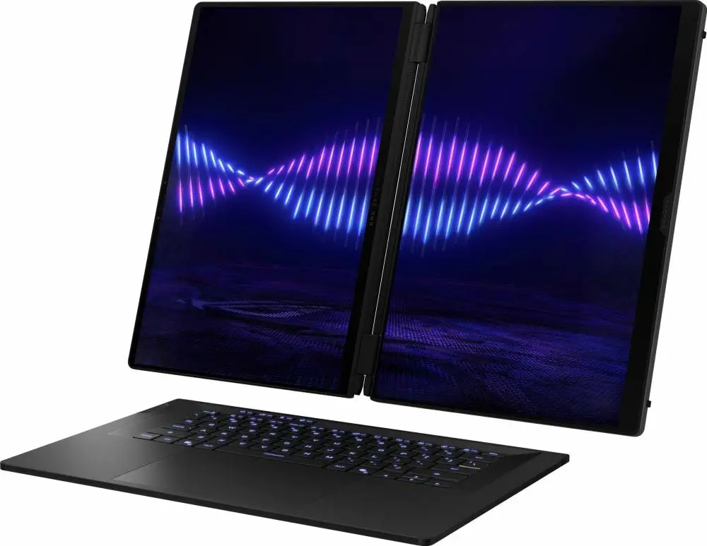 Лаптоп ASUS ROG Zephyrus Duo 16 2026 GX651AX-SR086X - 16" OLED Touchscreen, 120Hz, 2.8K, Intel Core Ultra 9 386H, 64GB LPDDR5X, 2TB SSD, RTX 5090 24GB GDDR7, Win 11 Pro