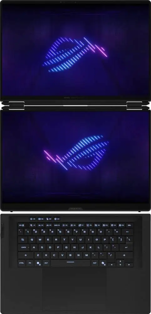 Лаптоп ASUS ROG Zephyrus Duo 16 2026 GX651AX-SR086X - 16" OLED Touchscreen, 120Hz, 2.8K, Intel Core Ultra 9 386H, 64GB LPDDR5X, 2TB SSD, RTX 5090 24GB GDDR7, Win 11 Pro