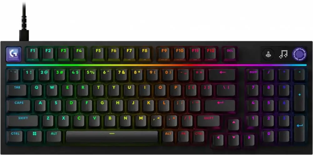 Геймърска механична клавиатура Logitech G316 X 98 - Hot-Swappable Tactile Switch - Black