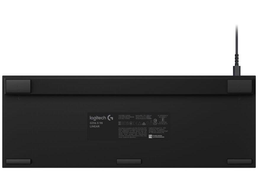 Геймърска механична клавиатура Logitech G316 X 98 - Hot-Swappable Tactile Switch - Black