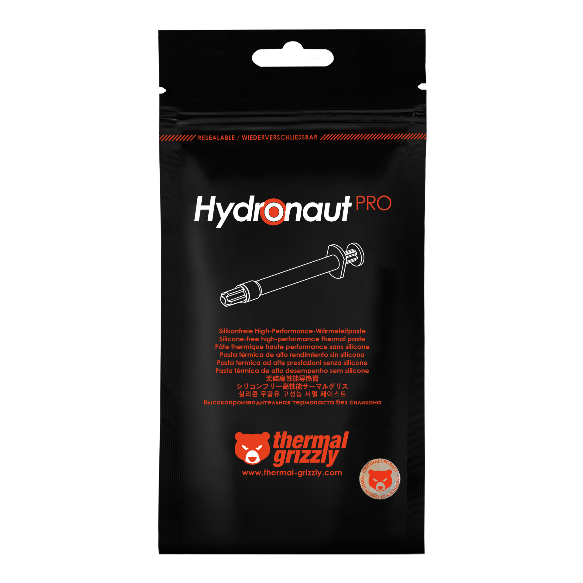 Термо паста Thermal Grizzly Hydronaut Pro - 2g