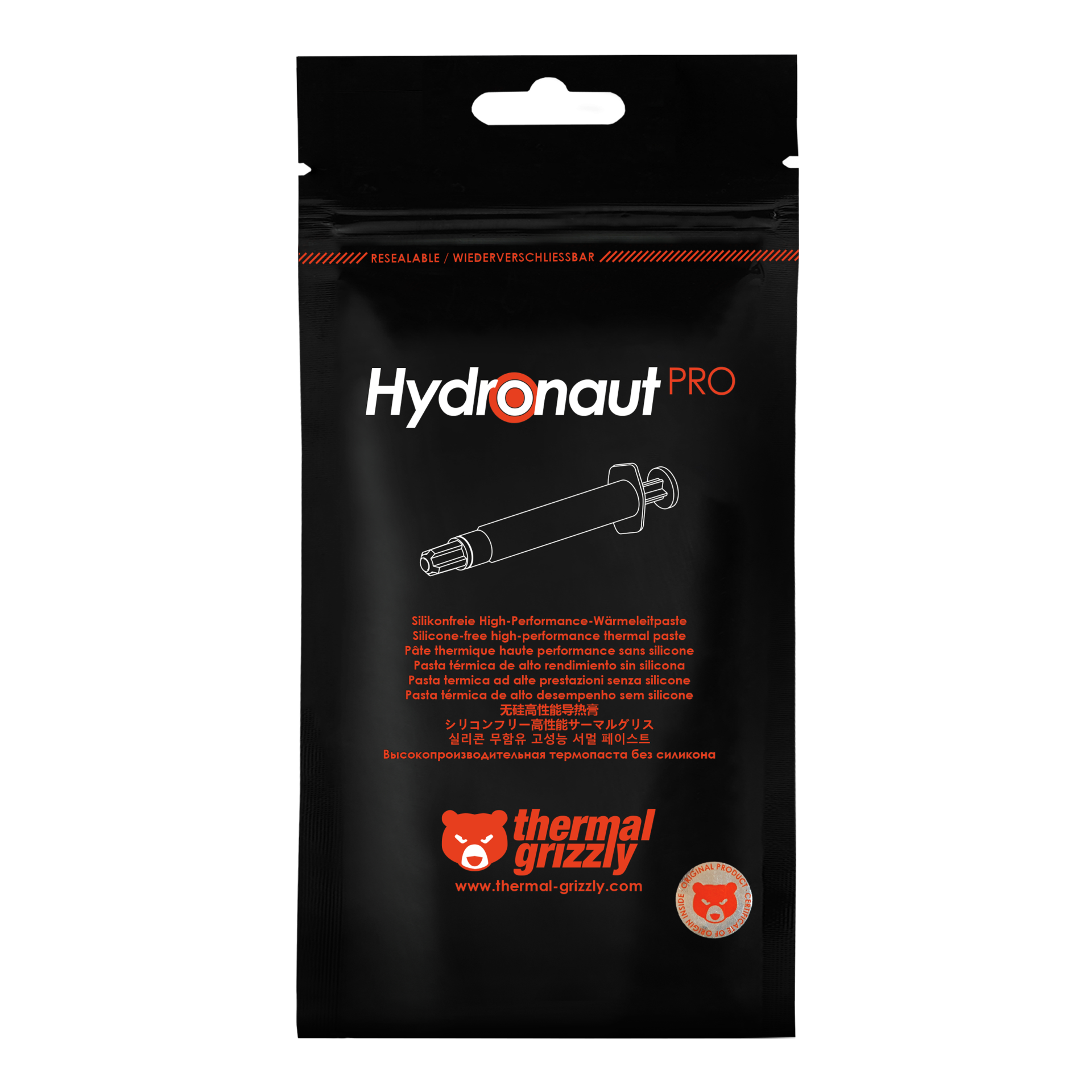 Термо паста Thermal Grizzly Hydronaut Pro - 6g