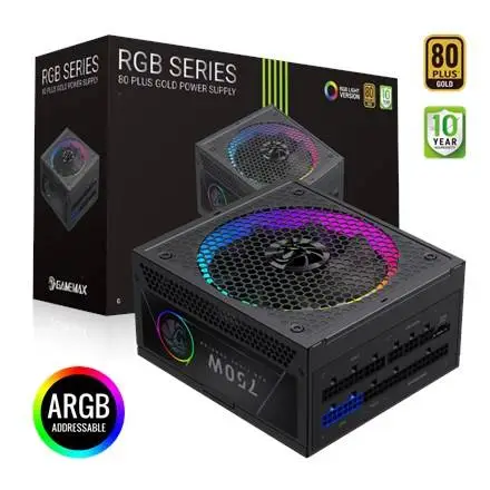 Захранване Gamemax 750W RGB 750G Gold Full Modular