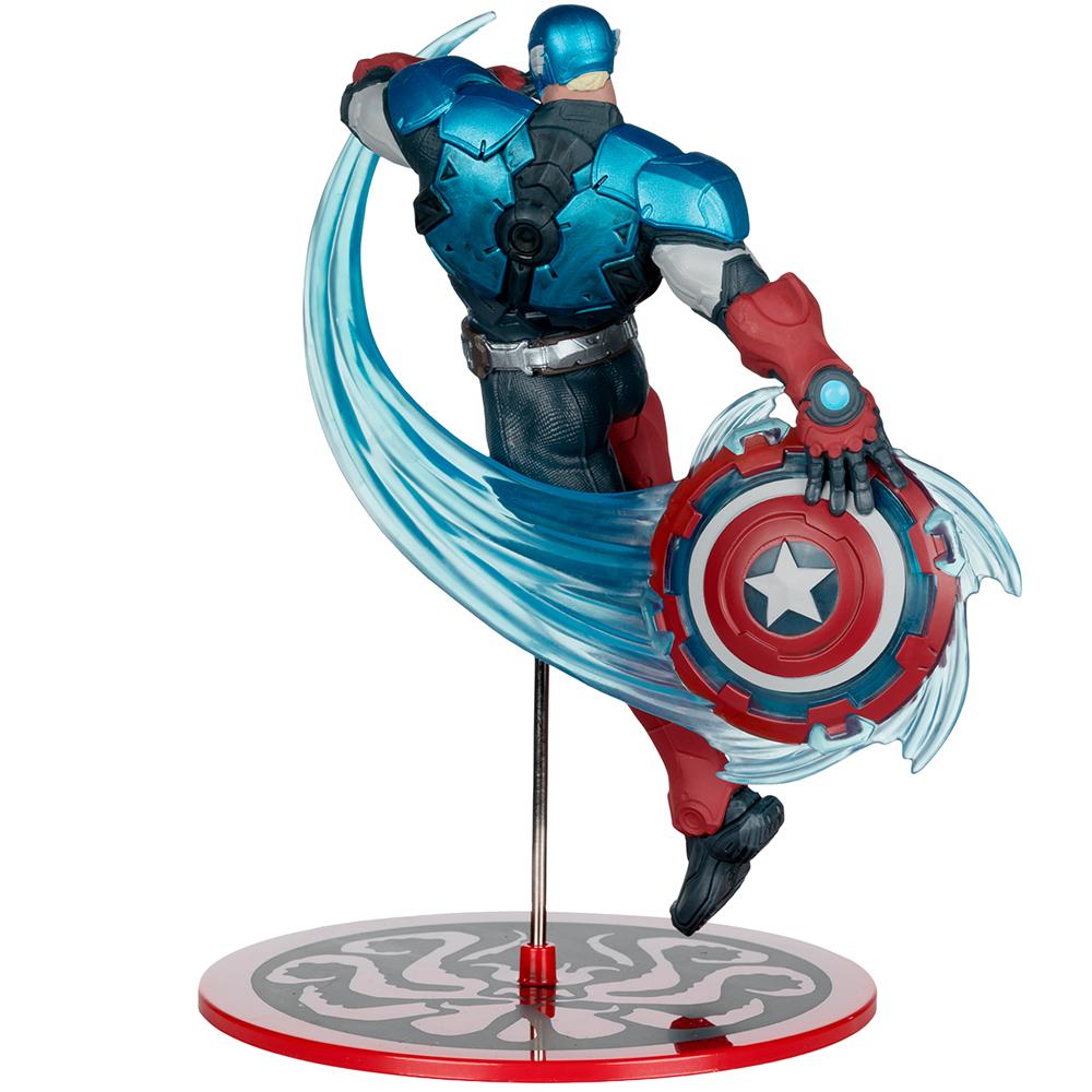 Фигурка Marvel Rivals Captain America 1:10th Scale Collectible McFarlane Toys
