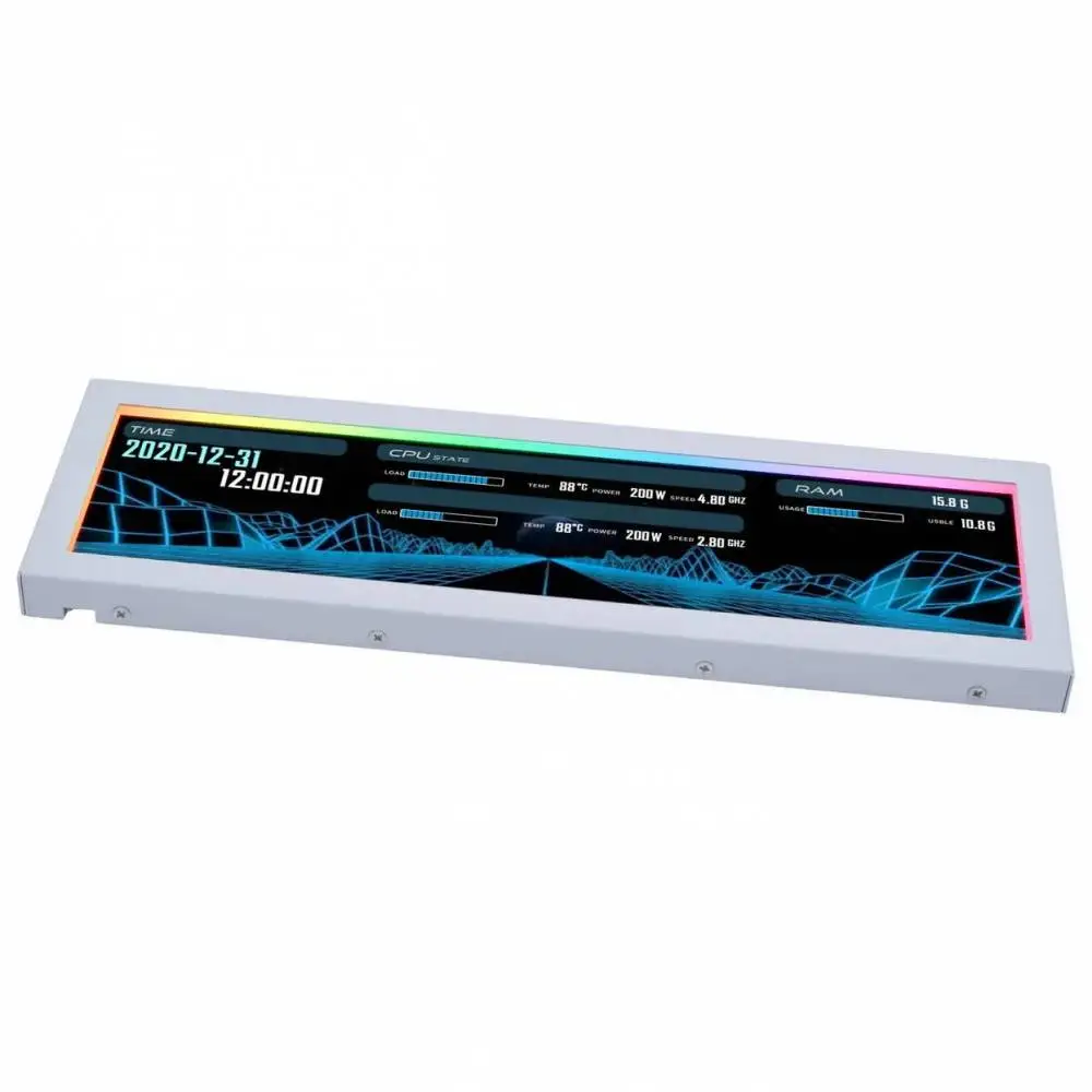 Команден панел Lian Li 8.8" Universal Screen - White