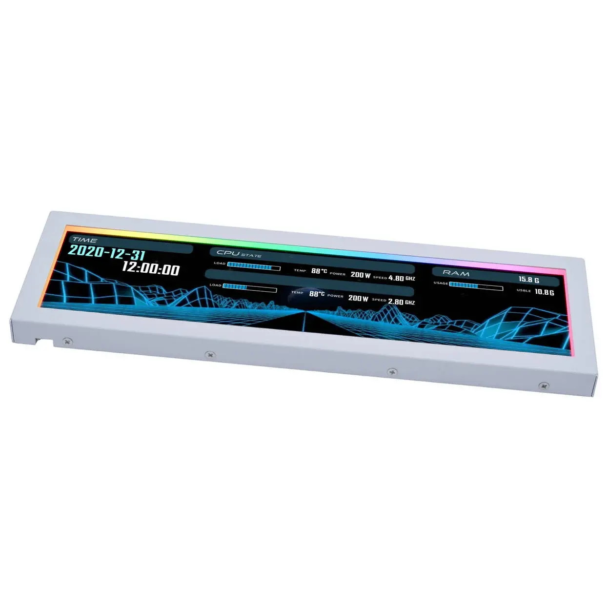 Команден панел Lian Li 8.8" Universal Screen - White