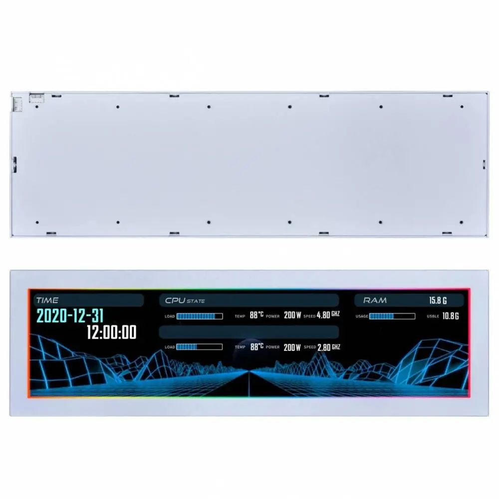 Команден панел Lian Li 8.8" Universal Screen - White