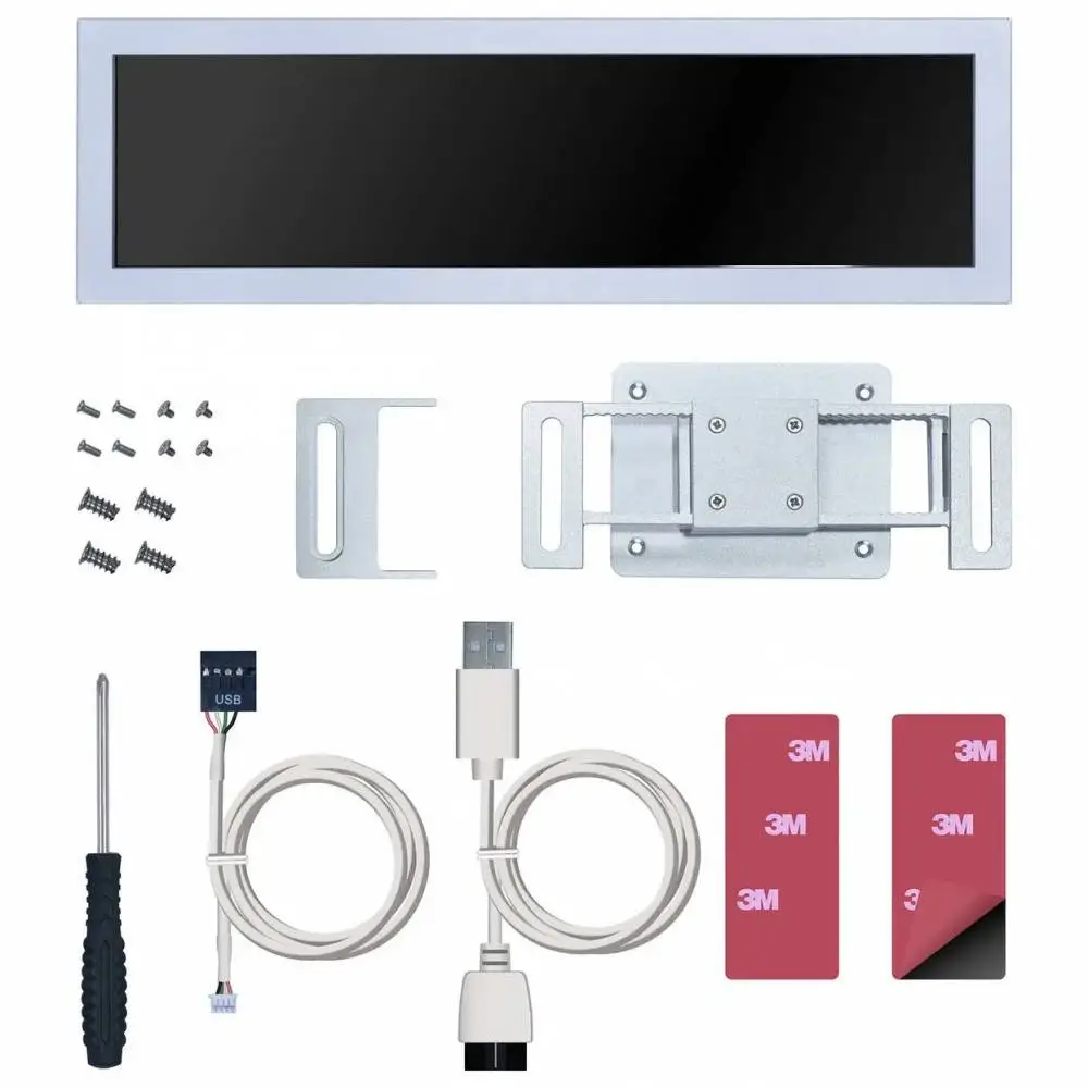 Команден панел Lian Li 8.8" Universal Screen - White