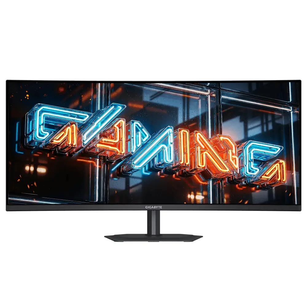 Гейминг монитор GIGABYTE MO34WQC36 - 31.5" QD-OLED Curve WQHD(3440x1440), 360Hz, 0.03ms, G-Sync, FreeSync Premium Pro