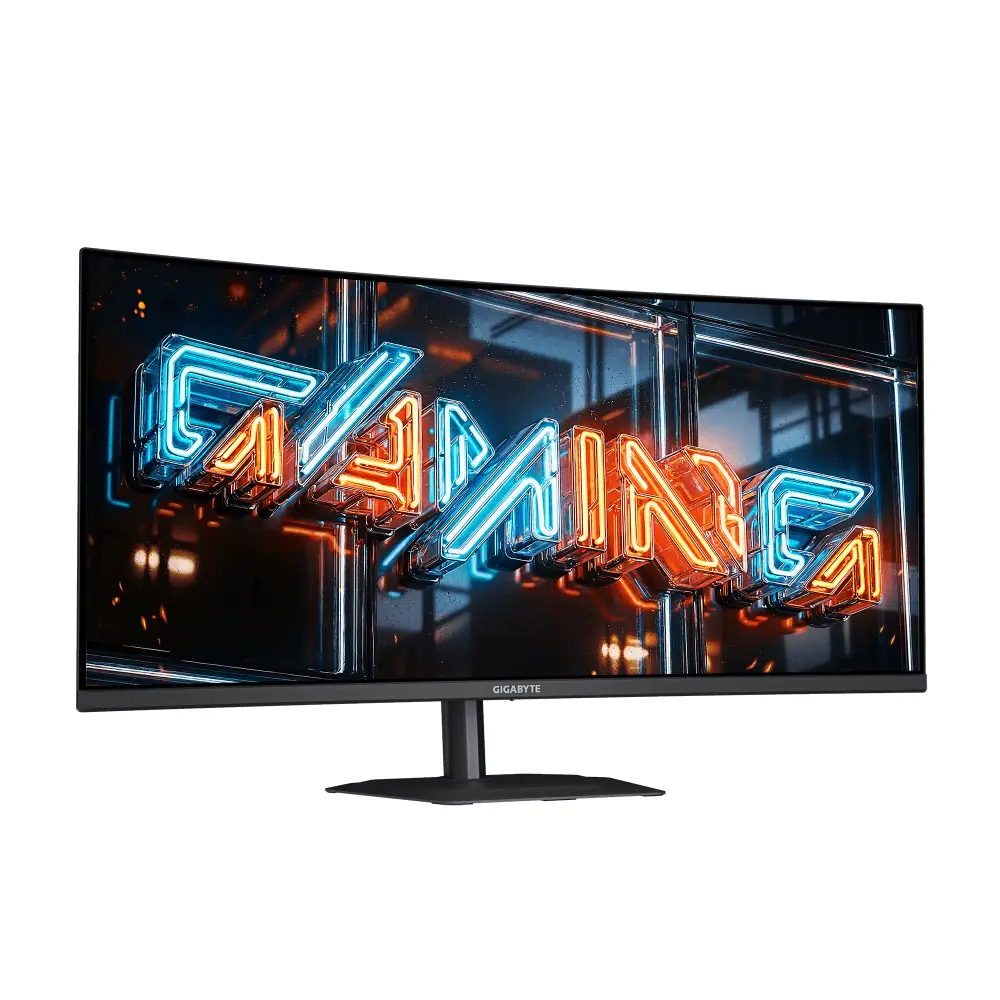 Гейминг монитор GIGABYTE MO34WQC36 - 31.5" QD-OLED Curve WQHD(3440x1440), 360Hz, 0.03ms, G-Sync, FreeSync Premium Pro