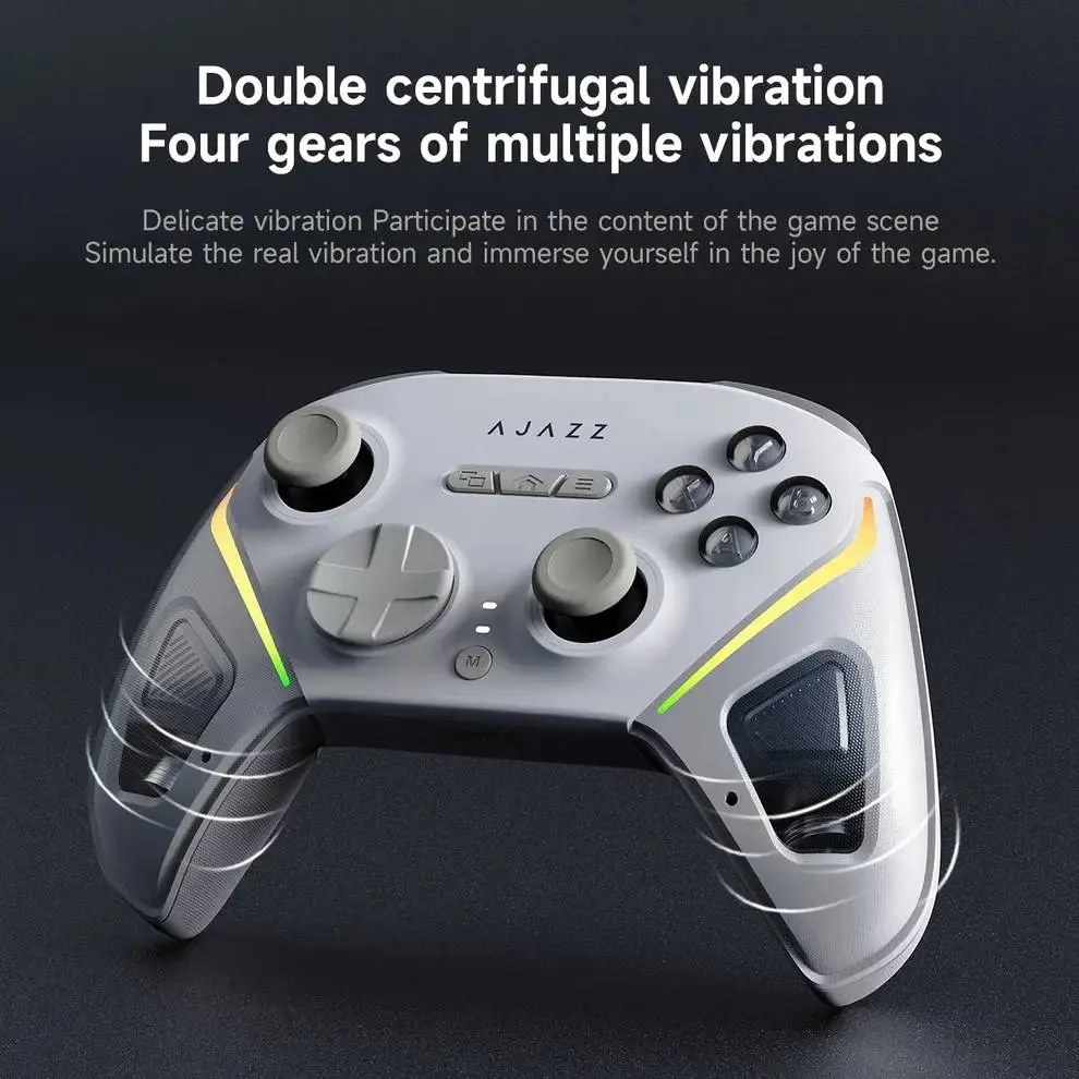 Ajazz геймпад Gamepad GP100 NS - Wireless, Bluetooth, 1000Hz - White