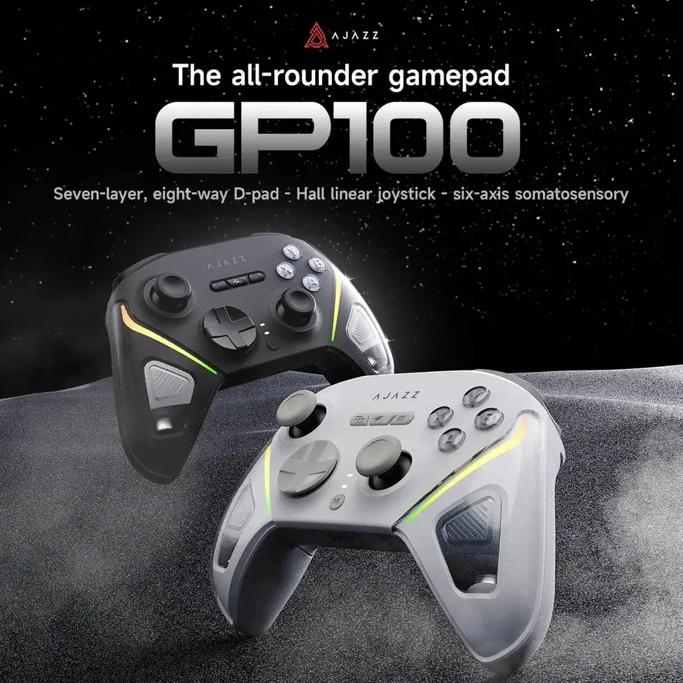 Ajazz геймпад Gamepad GP100 NS - Wireless, Bluetooth, 1000Hz - Black
