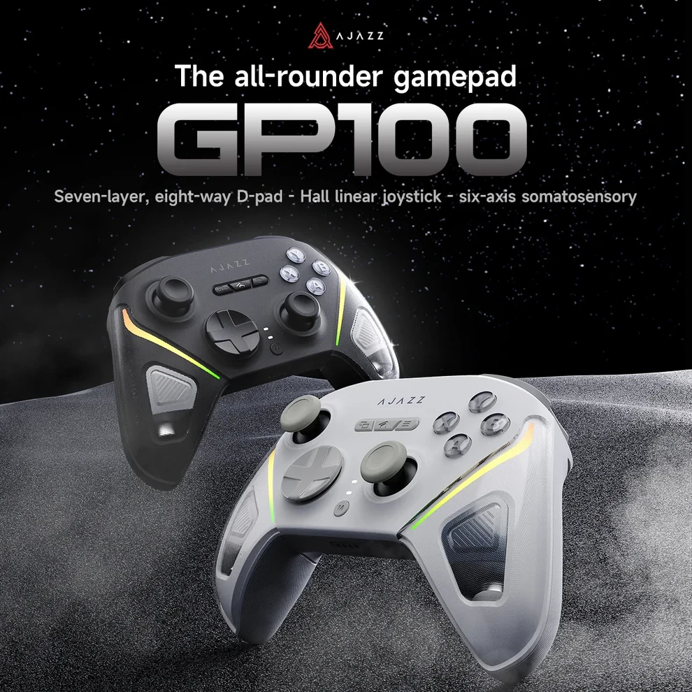 Ajazz геймпад Gamepad GP100 NS - Wireless, Bluetooth, 1000Hz - Black