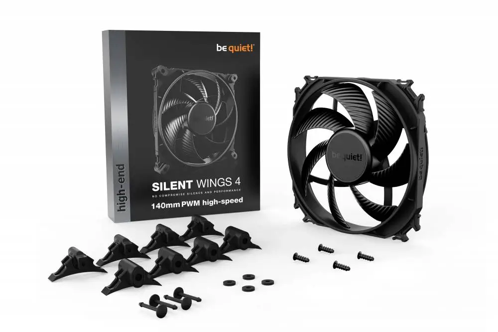 be quiet! вентилатор Fan 140mm - SILENT WINGS 4 140mm PWM high-speed