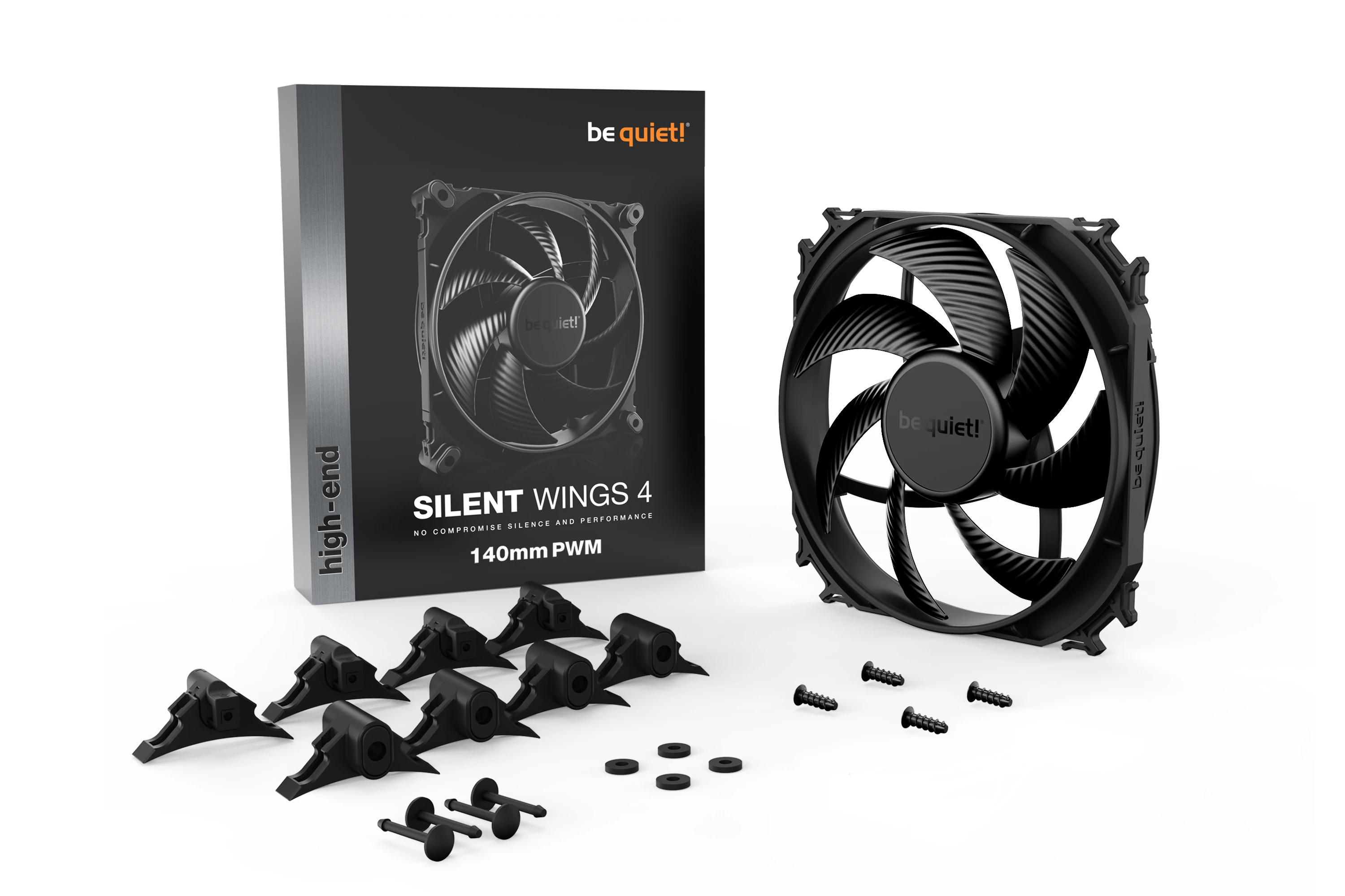 be quiet! вентилатор Fan 140mm - SILENT WINGS 4 140mm PWM