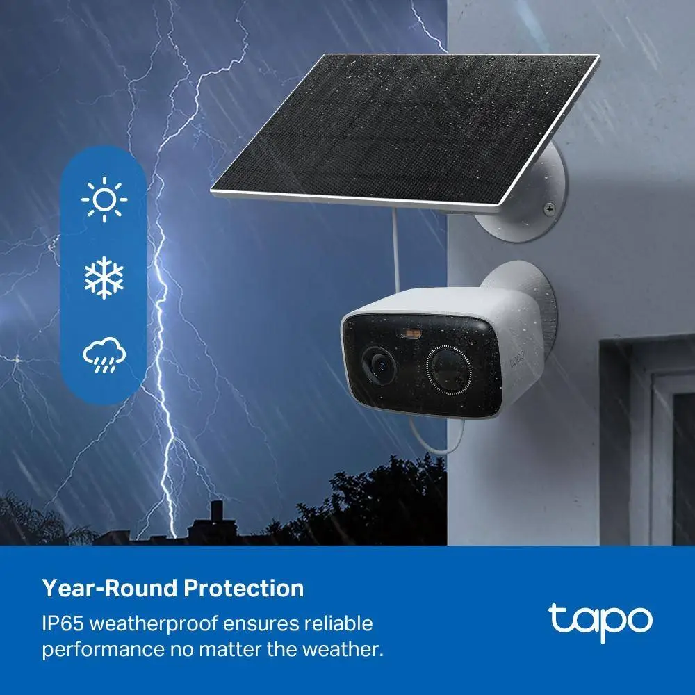 Охранителна соларна камера TP-Link Tapo C400 Kit