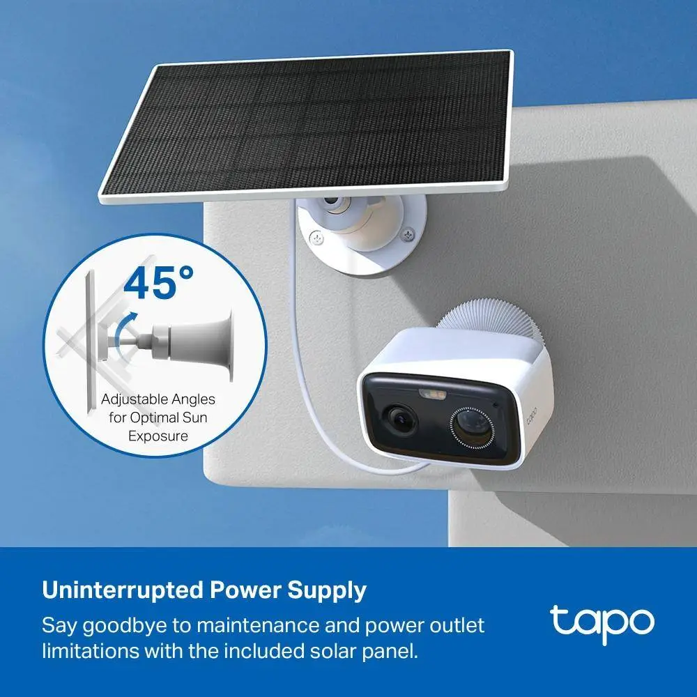 Охранителна соларна камера TP-Link Tapo C400 Kit