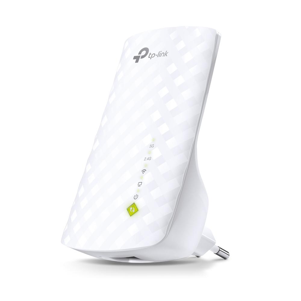 Безжичен разширител TP-LINK RE200, AC750 Mbps - Бял