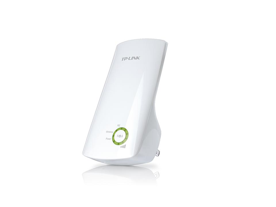Безжичен разширител TP-LINK TL-WA854RE, 300 Mbps - Бял