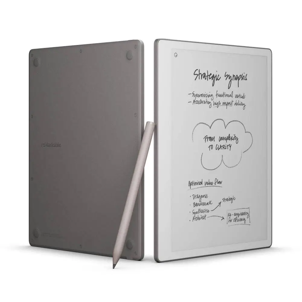 Tablet reMarkable Paper Pure 10.3” Paper Tablet, in dotazione con Marker Plus e custodia Sleeve Folio Ocean Blue