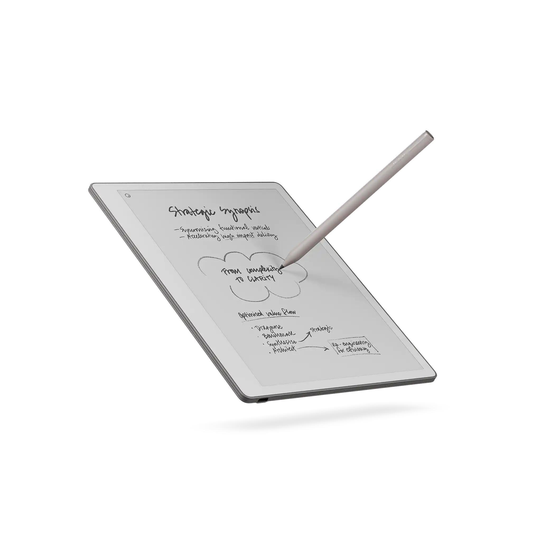 Таблет reMarkable Paper Pure 10.3” Paper Tablet, в комплект с Marker Plus и калъф Sleeve Folio Ocean Blue