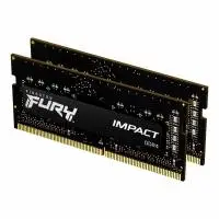 Памет Kingston Fury Impact 32GB(2x16GB) SODIMM DDR4 3200MHz CL20 16Gbit - KF432S20IBK2/32