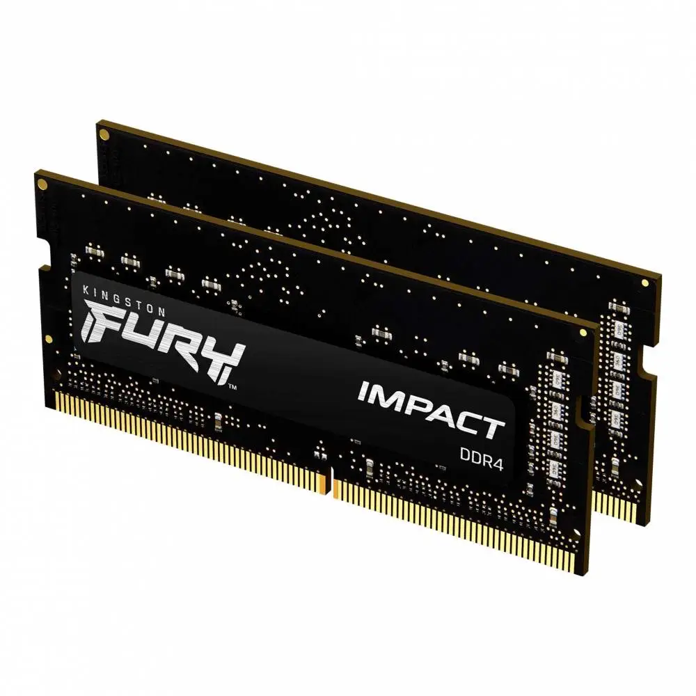 Памет Kingston Fury Impact 32GB(2x16GB) SODIMM DDR4 3200MHz CL20 16Gbit - KF432S20IBK2/32