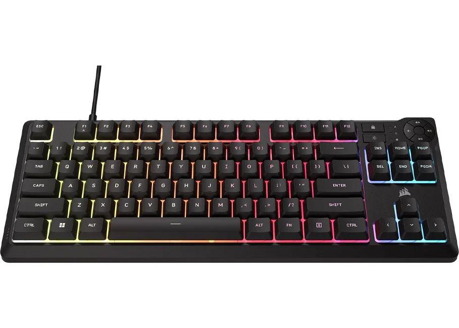 Clavier membrane gamer Corsair K55 Core RGB - TKL