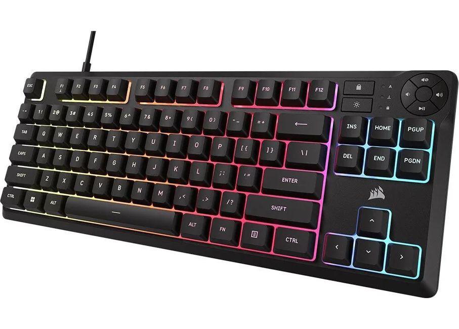 Clavier membrane gamer Corsair K55 Core RGB - TKL