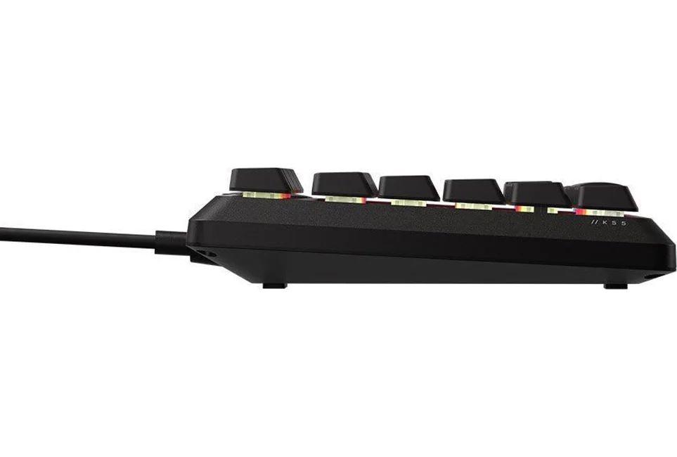Clavier membrane gamer Corsair K55 Core RGB - TKL