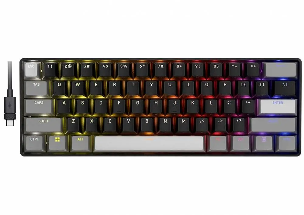 Tastiera meccanica da gioco Corsair Clipper Mini 60 Hall Effect - Hyperdrive Magnetic Switch