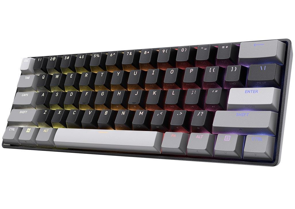 Геймърскa механична клавиатура Corsair Clipper Mini 60 Hall Effect - Hyperdrive Magnetic Switch