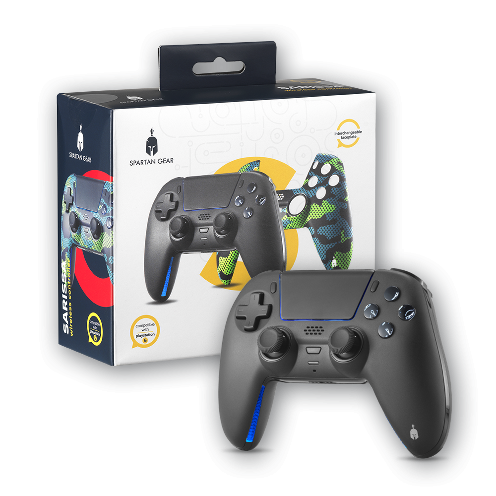 Безжичен геймпад Spartan Gear Sarissa за PC/PS4/PS5/Switch