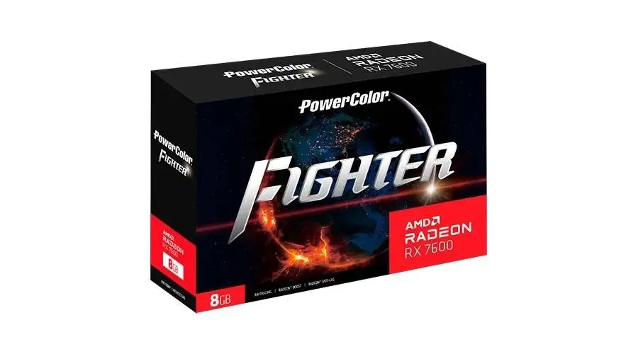 Видео карта RX 7600 8GB PowerColor Fighter