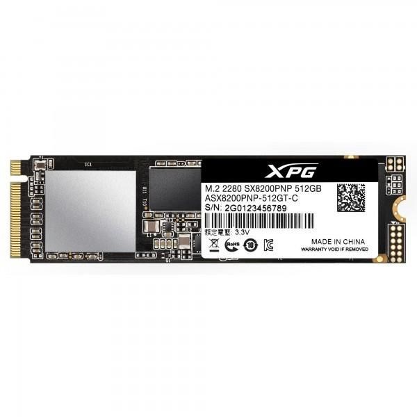 Диск SSD XPG 512GB SX8200 Pro M.2  NVMe