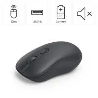 HAMA Безжична мишка &bdquo;WM-200&ldquo;, оптична, 4 бутона, тиха, черна