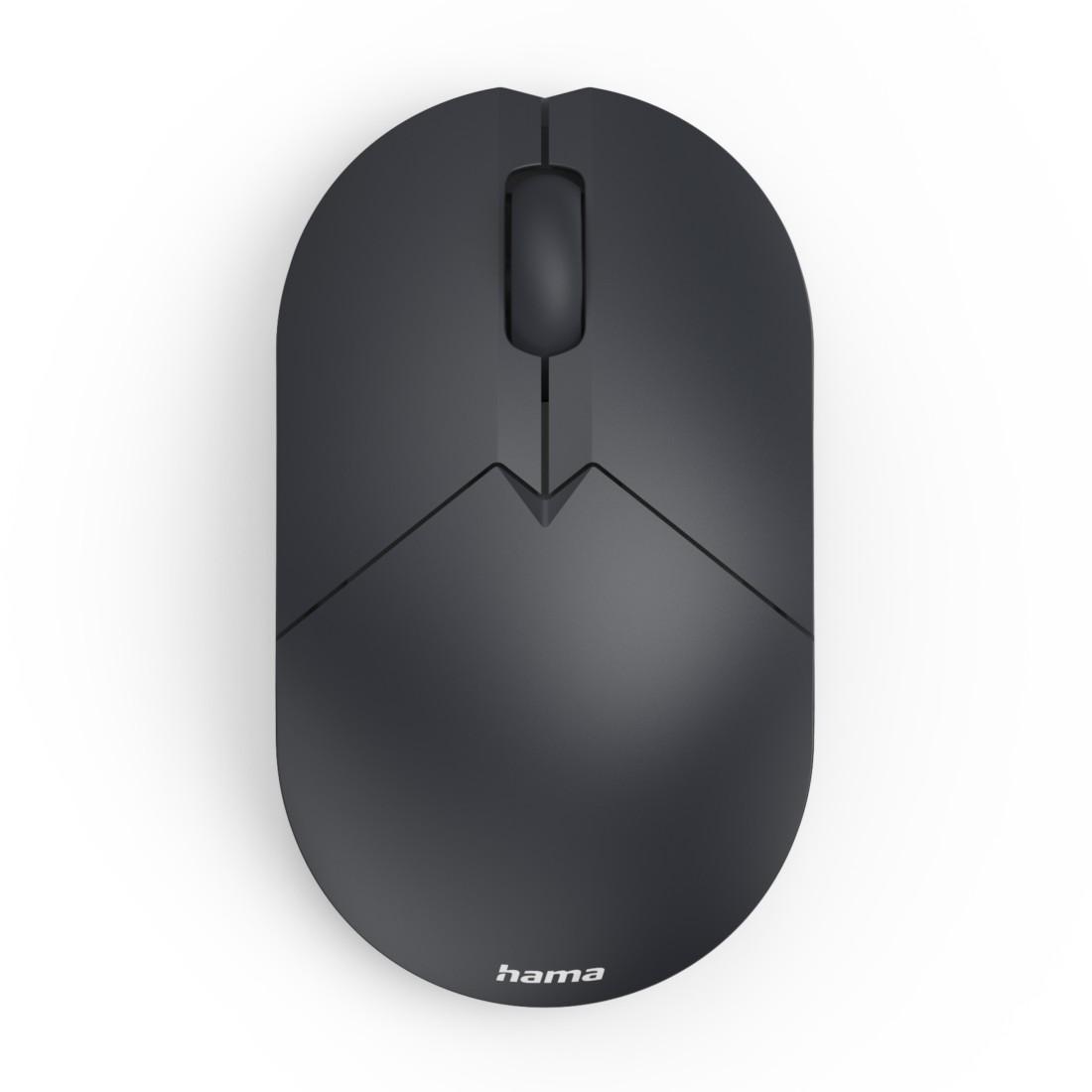 HAMA Безжична мишка „WM-150“, мини, оптична, 3 бутона, тиха, черна