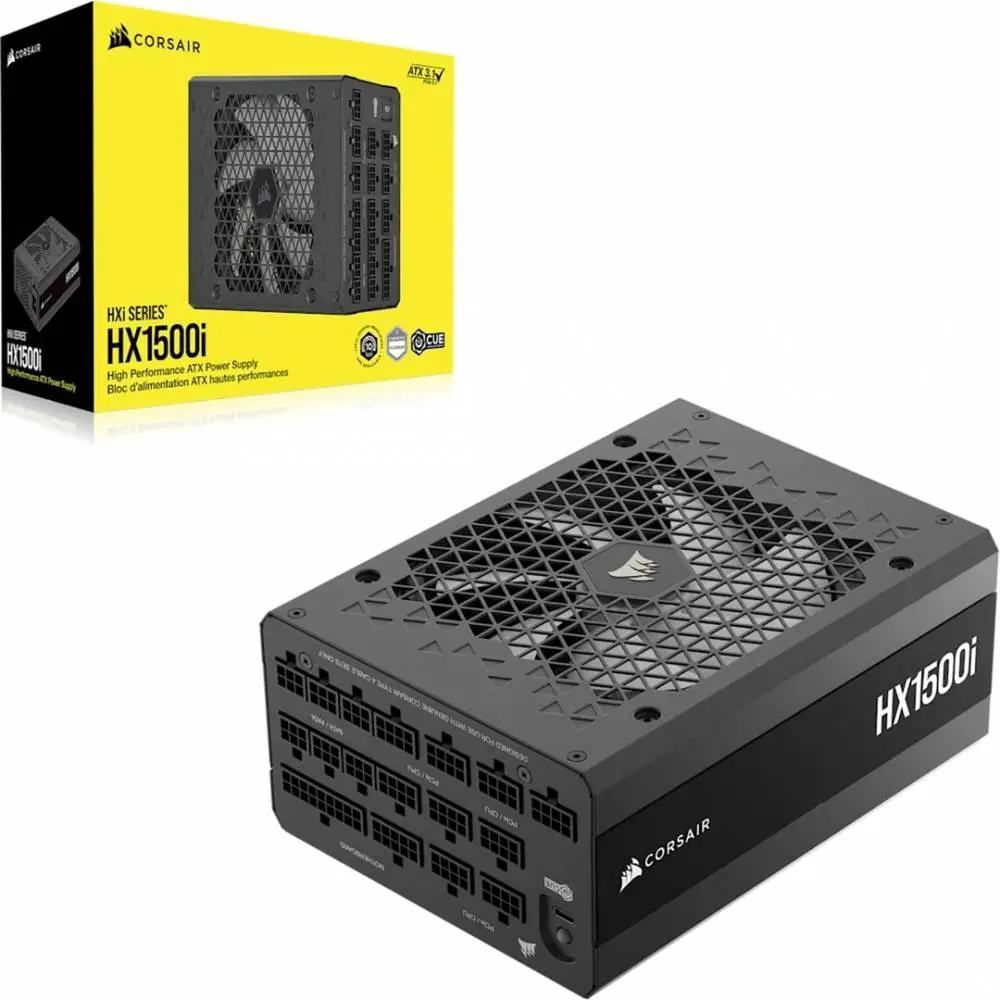 Захранване Corsair 1500W HX1500 24-pin ATX ATX Black