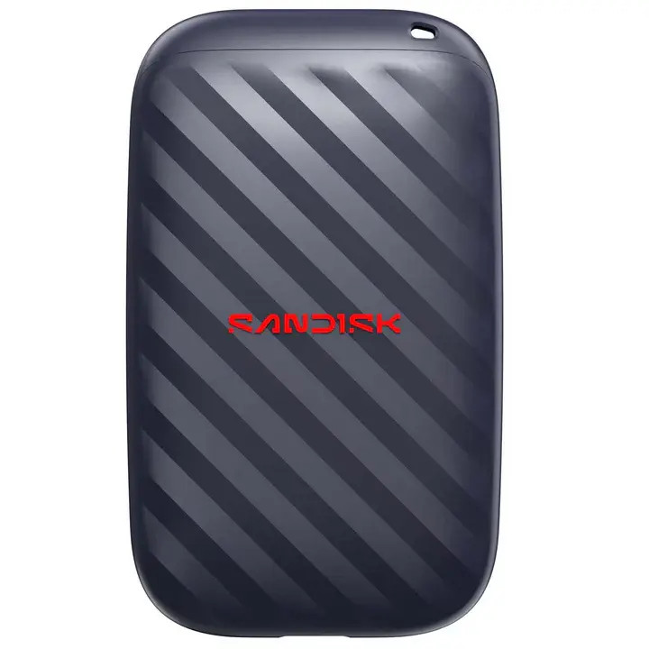 Преносим SSD диск Sandisk E10 1TB - Черен