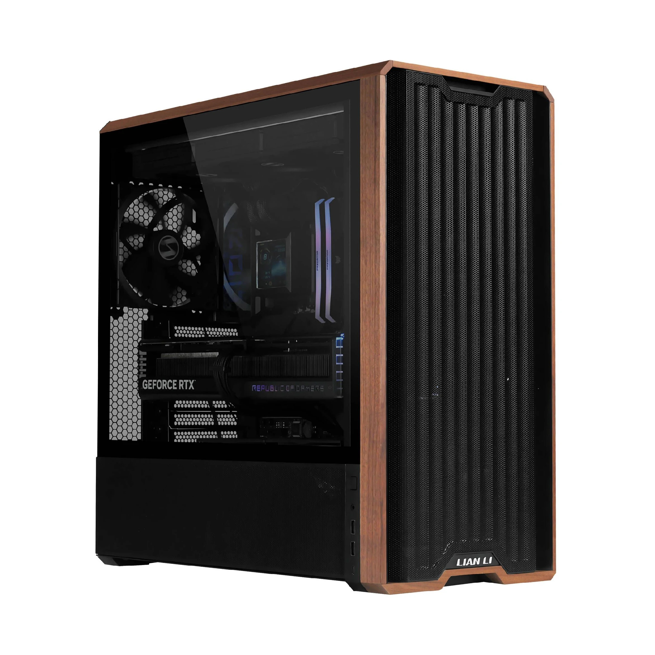 Lian Li кутия Case ATX - LANCOOL 217 WOOD - Black