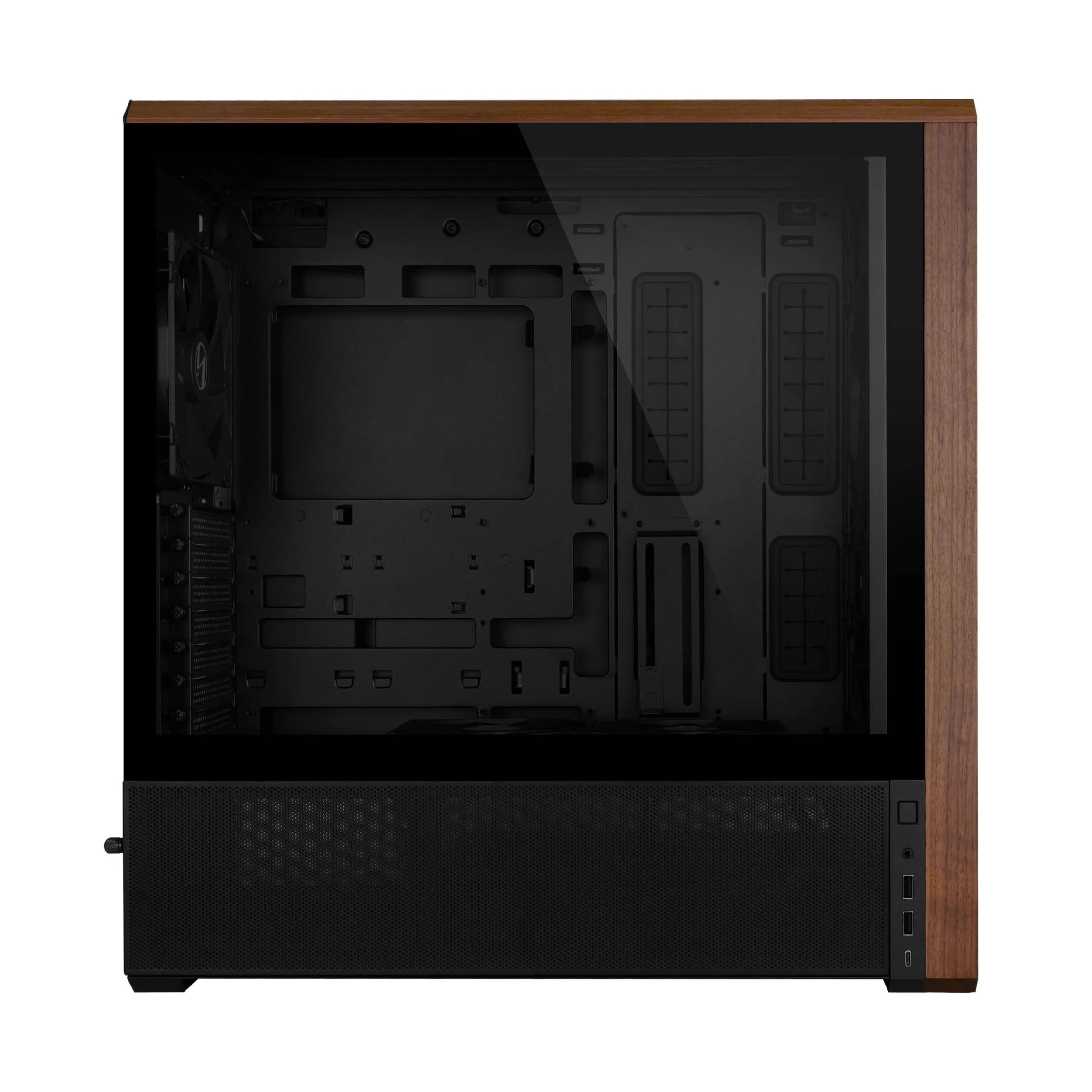 Lian Li кутия Case ATX - LANCOOL 217 WOOD - Black