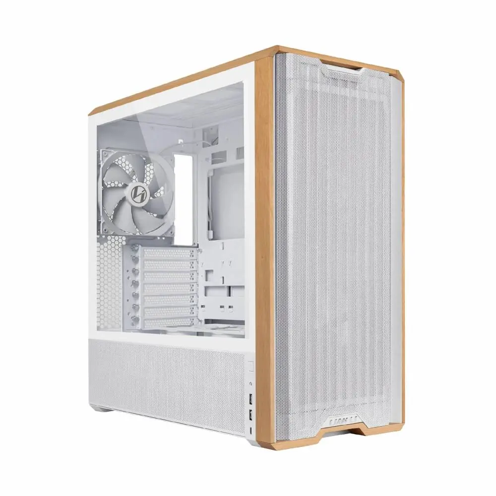 Lian Li кутия Case ATX - LANCOOL 217 WOOD - White