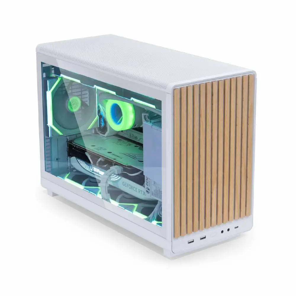 Lian Li кутия Case mATX - DAN Cases A3 Wood - White
