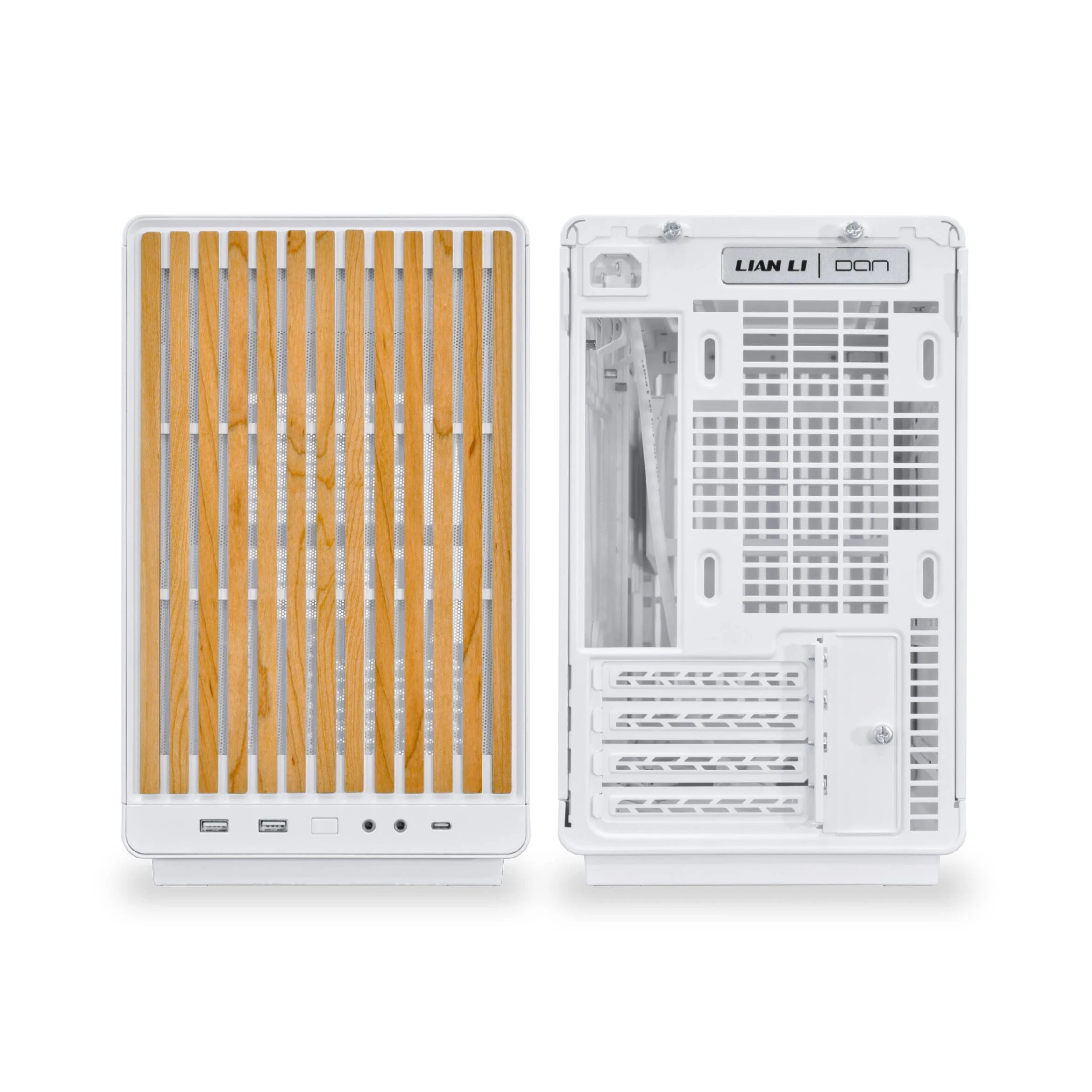 Lian Li кутия Case mATX - DAN Cases A3 Wood - White
